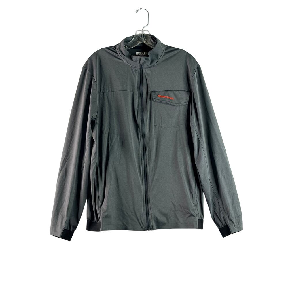 Duluth Trading Co DuluthFlex Bardon Peak Jacket Gray Mens M Standard fit